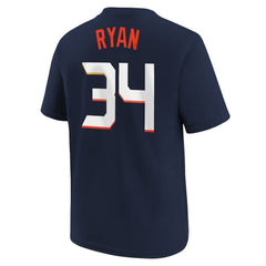 Nolan Ryan Houston Astros Nike Youth Fuse City Connect Name & Number T-Shirt - MLB