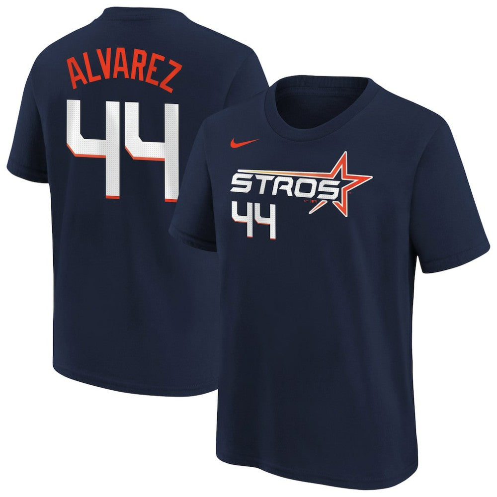 Yordan Alvarez Houston Astros Nike Youth Fuse City Connect Name & Number T-Shirt - MLB