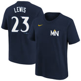 Royce Lewis Minnesota Twins Nike Youth Fuse City Connect Name & Number T-Shirt - MLB