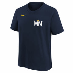 Royce Lewis Minnesota Twins Nike Youth Fuse City Connect Name & Number T-Shirt - MLB