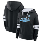 Utah Mammoth Fanatics Women's Oversized Seize V-Neck Pullover Hoodie - Black - NHL