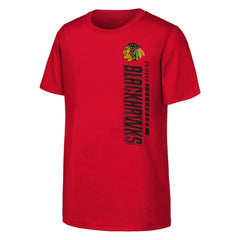 Chicago Blackhawks Youth Atmosphere T-Shirt - Red - NHL