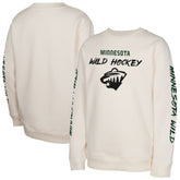 Minnesota Wild Youth Star Power Pullover Sweatshirt - Cream - NHL