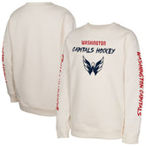 Washington Capitals Youth Star Power Pullover Sweatshirt - Cream - NHL