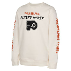 Philadelphia Flyers Youth Star Power Pullover Sweatshirt - Cream - NHL