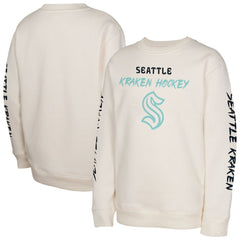 Seattle Kraken Youth Star Power Pullover Sweatshirt - Cream - NHL