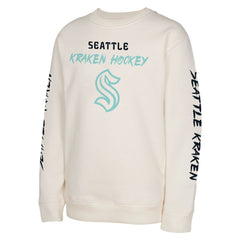 Seattle Kraken Youth Star Power Pullover Sweatshirt - Cream - NHL