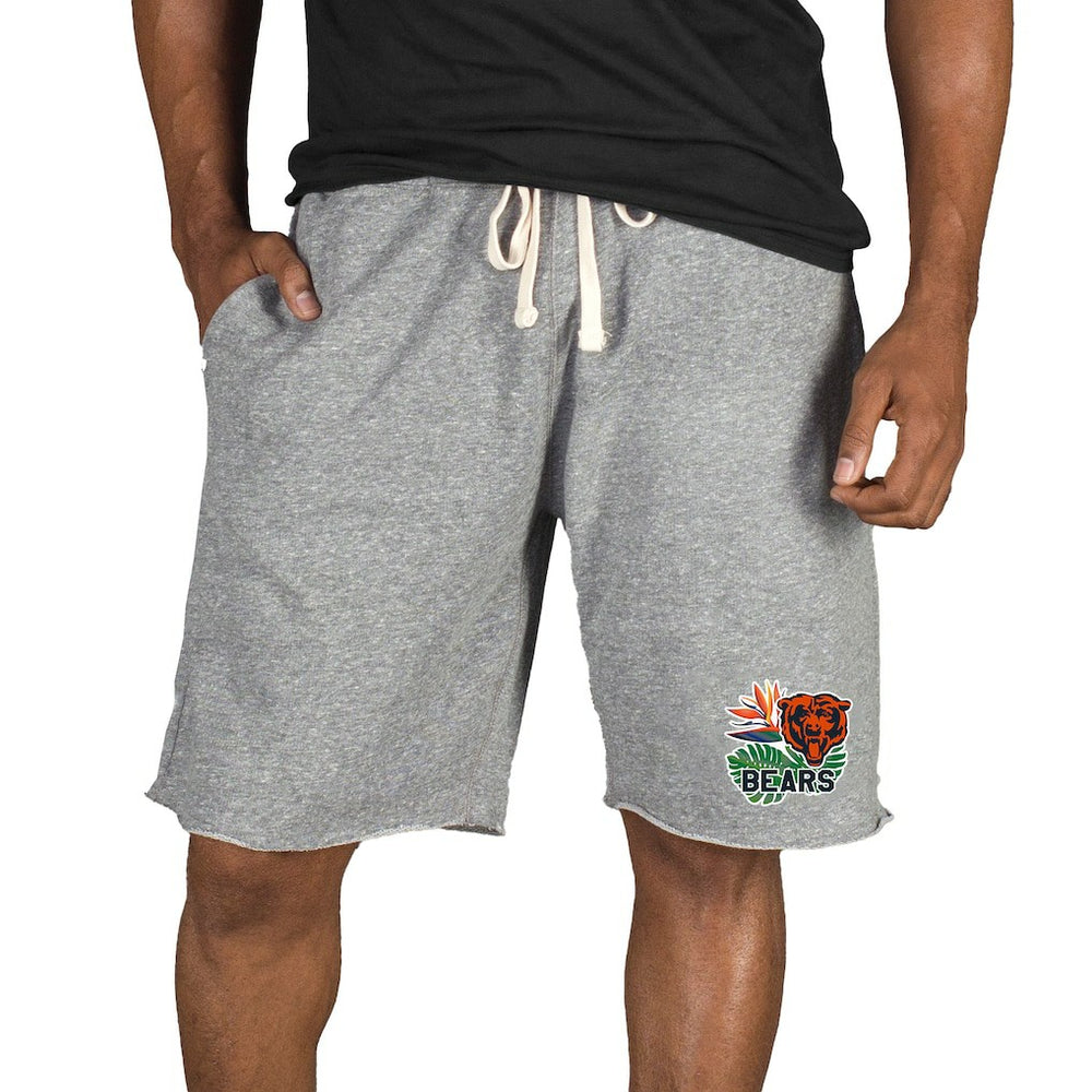 Chicago Bears Concepts Sport Mainstream Tri-Blend Shorts Gray | NFL