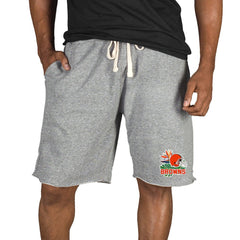 Cleveland Browns Concepts Sport Mainstream Tri-Blend Shorts Gray | NFL