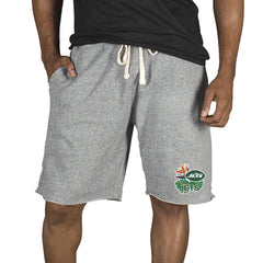 New York Jets Concepts Sport Mainstream Tri-Blend Shorts Gray | NFL