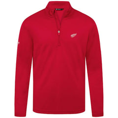 Detroit Red Wings Levelwear Heron Insignia Core Quarter-Zip Jacket - Red - NHL