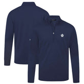 Toronto Maple Leafs Levelwear Heron Insignia Core Quarter-Zip Jacket - Navy - NHL