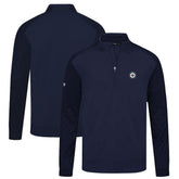 Winnipeg Jets Levelwear Aztec Insignia Core Quarter-Zip Pullover Top - Navy - NHL