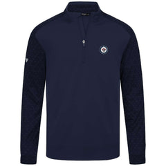 Winnipeg Jets Levelwear Aztec Insignia Core Quarter-Zip Pullover Top - Navy - NHL