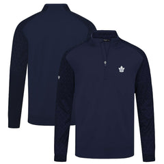 Toronto Maple Leafs Levelwear Aztec Insignia Core Quarter-Zip Pullover Top - Navy - NHL