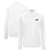 Carolina Hurricanes Levelwear Women's Amethyst Insignia Core Quarter-Zip Jacket - White - NHL