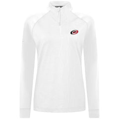 Carolina Hurricanes Levelwear Women's Amethyst Insignia Core Quarter-Zip Jacket - White - NHL