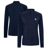 Winnipeg Jets Levelwear Women's Amethyst Insignia Core Quarter-Zip Jacket - Navy - NHL