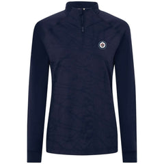 Winnipeg Jets Levelwear Women's Amethyst Insignia Core Quarter-Zip Jacket - Navy - NHL