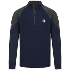 Winnipeg Jets Levelwear Cadet Insignia Core Quarter-Zip Pullover Top - Navy - NHL