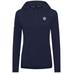 Winnipeg Jets Levelwear Women's Raven Insignia Core Quarter-Zip Jacket - Navy - NHL
