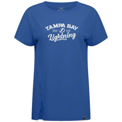 Tampa Bay Lightning Levelwear Women's Influx Ice Wall T-Shirt - Blue - NHL