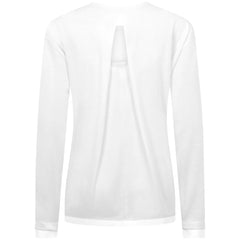 Columbus Blue Jackets Levelwear Women's Sequoia Primary Logo Long Sleeve T-Shirt - White - NHL