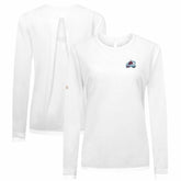 Colorado Avalanche Levelwear Women's Sequoia Primary Logo Long Sleeve T-Shirt - White - NHL
