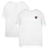 Florida Panthers Levelwear Women's Tulip Primary Logo T-Shirt - White - NHL