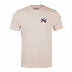 Columbus Blue Jackets Levelwear Richmond Stained Glass T-Shirt - Khaki - NHL