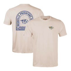 Nashville Predators Levelwear Richmond Stained Glass T-Shirt - Khaki - NHL