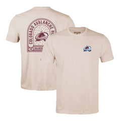 Colorado Avalanche Levelwear Richmond Stained Glass T-Shirt - Khaki - NHL