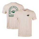 Minnesota Wild Levelwear Richmond Stained Glass T-Shirt - Khaki - NHL