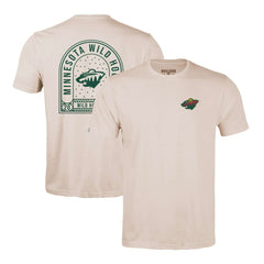 Minnesota Wild Levelwear Richmond Stained Glass T-Shirt - Khaki - NHL