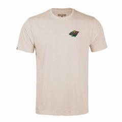 Minnesota Wild Levelwear Richmond Stained Glass T-Shirt - Khaki - NHL