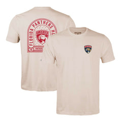 Florida Panthers Levelwear Richmond Stained Glass T-Shirt - Khaki - NHL
