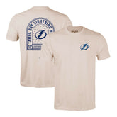 Tampa Bay Lightning Levelwear Richmond Stained Glass T-Shirt - Khaki - NHL