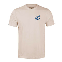 Tampa Bay Lightning Levelwear Richmond Stained Glass T-Shirt - Khaki - NHL
