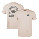 Los Angeles Kings Levelwear Richmond Stained Glass T-Shirt - Khaki - NHL
