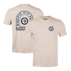 Winnipeg Jets Levelwear Richmond Stained Glass T-Shirt - Khaki - NHL