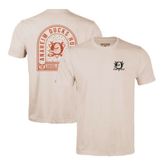 Anaheim Ducks Levelwear Richmond Stained Glass T-Shirt - Khaki - NHL