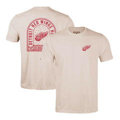 Detroit Red Wings Levelwear Richmond Stained Glass T-Shirt - Khaki - NHL