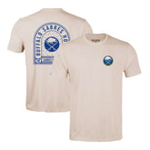 Buffalo Sabres Levelwear Richmond Stained Glass T-Shirt - Khaki - NHL