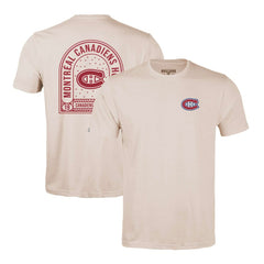 Montreal Canadiens Levelwear Richmond Stained Glass T-Shirt - Khaki - NHL