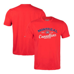 Montreal Canadiens Levelwear Richmond Ice Wall T-Shirt - Red - NHL