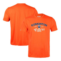 Edmonton Oilers Levelwear Richmond Ice Wall T-Shirt - Orange - NHL