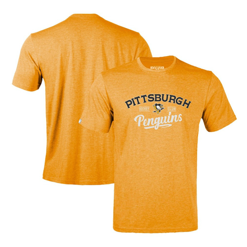 Pittsburgh Penguins Levelwear Richmond Ice Wall T-Shirt - Gold - NHL