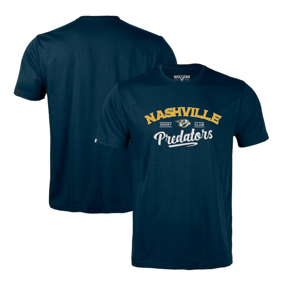 Nashville Predators Levelwear Richmond Ice Wall T-Shirt - Navy - NHL