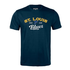 St. Louis Blues Levelwear Richmond Ice Wall T-Shirt - Navy - NHL