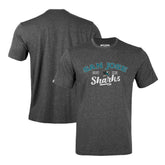 San Jose Sharks Levelwear Richmond Ice Wall T-Shirt - Gray - NHL